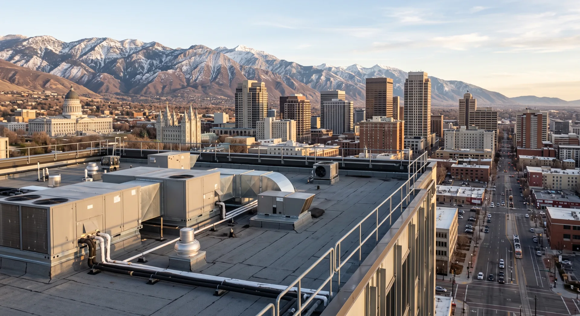 COMMERCIAL HVAC SERVICES IN SALT LAKE CITY, UT — Flo Mechanical Solutions
